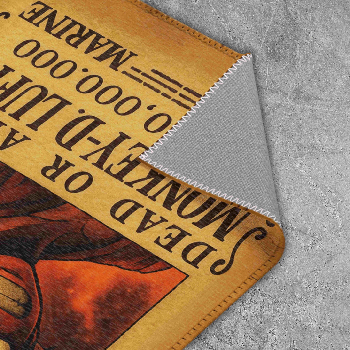 Luffy Wanted Rug