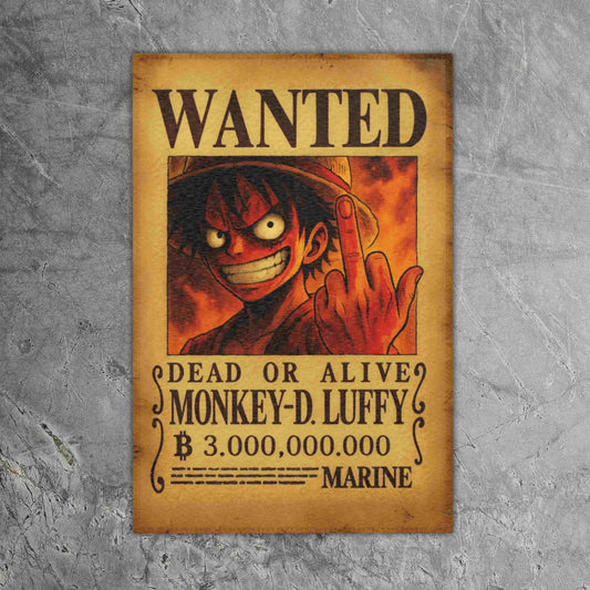 Luffy Wanted Rug
