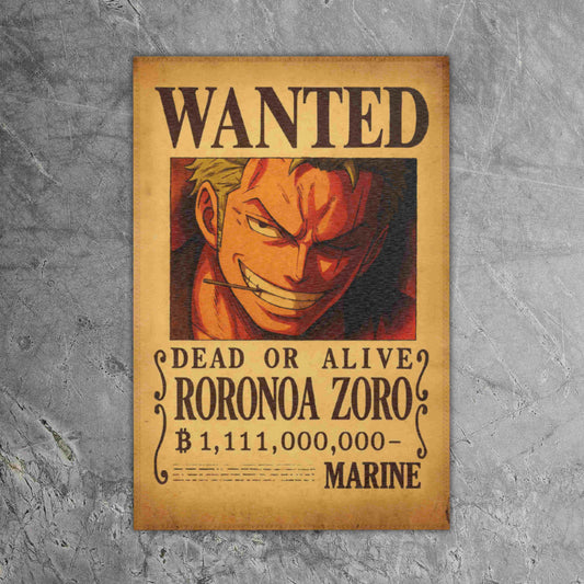 Zoro Wanted Rug